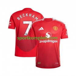 Manchester United Muškarci Domaći Nogometni Dres Beckham 7 2024-2025 Kratki Rukavi