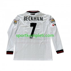 Manchester United Retro Muškarci Gostujući Nogometni Dres Beckham 7 1998-1999 Dugi Rukavi