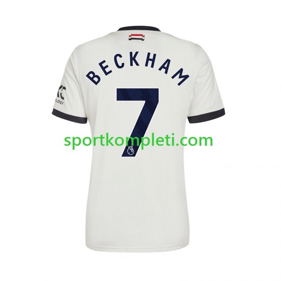 Manchester United Muškarci Treći Nogometni Dres Beckham 7 2024-2025 Kratki Rukavi