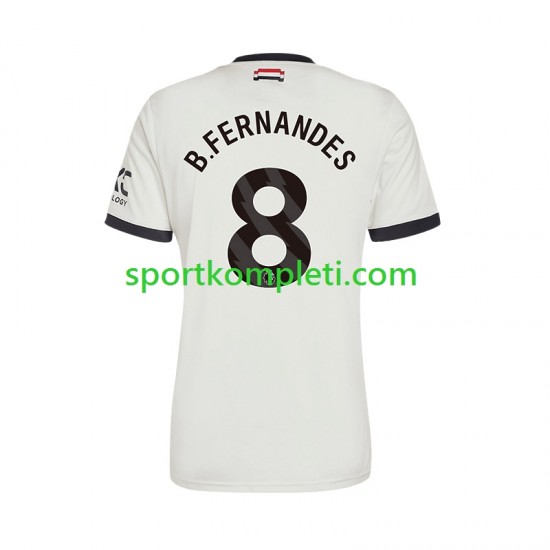 Manchester United Muškarci Treći Nogometni Dres Bruno Fernandes 8 2024-2025 Kratki Rukavi