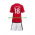 Manchester United Djeca Domaći Nogometni Dres Carlos Casemiro 18 2023-2024 Kratki Rukavi