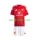 Manchester United Crvena Djeca Domaći Nogometni Dres 2024-2025 Kratki Rukavi