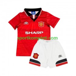 Manchester United Retro Djeca Domaći Nogometni Dres 1994 Kratki Rukavi