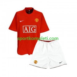 Manchester United Retro Djeca Domaći Nogometni Dres 2007 Kratki Rukavi