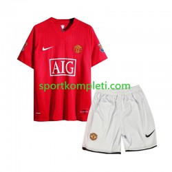 Manchester United Retro Djeca Domaći Nogometni Dres 2007 Kratki Rukavi