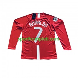 Manchester United Retro Muškarci Domaći Nogometni Dres Cristiano Ronaldo 7 Champion League 2007 Dugi Rukavi