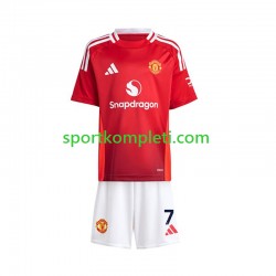 Manchester United Djeca Domaći Nogometni Dres Cristiano Ronaldo 7 2024-2025 Kratki Rukavi
