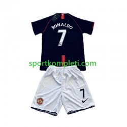 Manchester United Retro Djeca Gostujući Nogometni Dres Cristiano Ronaldo 7 2007-2008 Kratki Rukavi