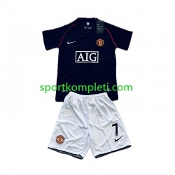 Manchester United Retro Djeca Gostujući Nogometni Dres Cristiano Ronaldo 7 2007-2008 Kratki Rukavi