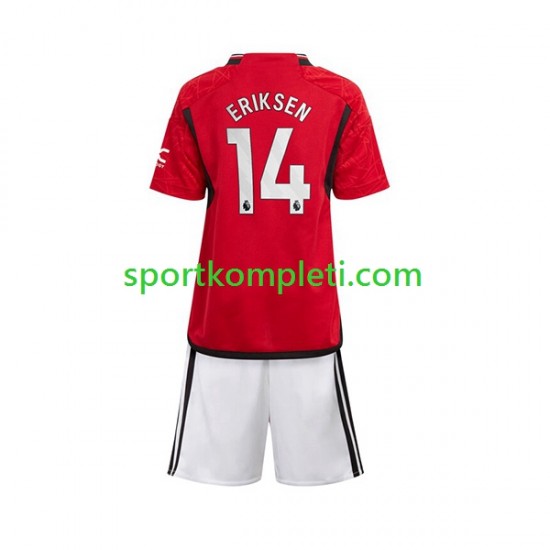 Manchester United Djeca Domaći Nogometni Dres Eriksen 14 2023-2024 Kratki Rukavi