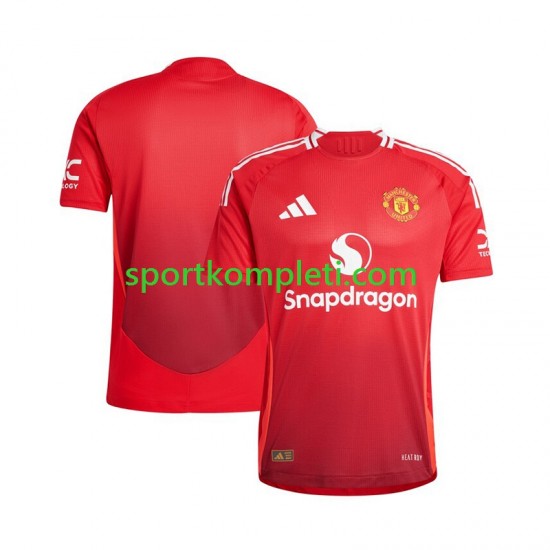 Manchester United Crvena Muškarci Domaći Nogometni Dres 2024-2025 Kratki Rukavi Manchester United Crvena Muškarci Domaći Nogometni Dres 2024-2025 Kratki Rukavi