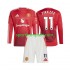 Manchester United Djeca Domaći Nogometni Dres Joshua Zirkzee 11 2024-2025 Dugi Rukavi