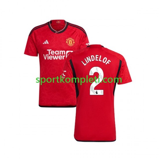 Manchester United Muškarci Domaći Nogometni Dres Lindelof 2 2023-2024 Kratki Rukavi