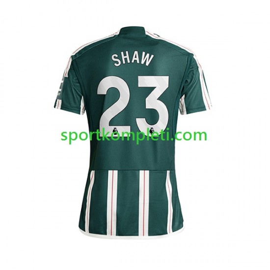 Manchester United Muškarci Gostujući Nogometni Dres Luke Shaw 23 2023-2024 Kratki Rukavi Manchester United Muškarci Gostujući Nogometni Dres Luke Shaw 23 2023-2024 Kratki Rukavi