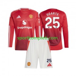 Manchester United Djeca Domaći Nogometni Dres Manuel Ugarte 25 2024-2025 Dugi Rukavi