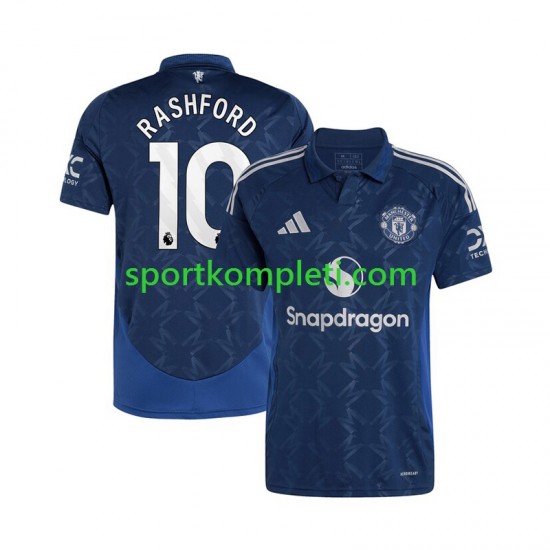 Manchester United Muškarci Gostujući Nogometni Dres Marcus Rashford 10 2024-2025 Kratki Rukavi