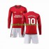 Manchester United Djeca Domaći Nogometni Dres Marcus Rashford 10 2023-2024 Dugi Rukavi