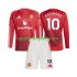 Manchester United Djeca Domaći Nogometni Dres Marcus Rashford 10 2024-2025 Dugi Rukavi