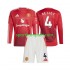 Manchester United Djeca Domaći Nogometni Dres Matthijs de Ligt 4 2024-2025 Dugi Rukavi