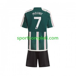 Manchester United Djeca Gostujući Nogometni Dres Mount 7 2023-2024 Kratki Rukavi