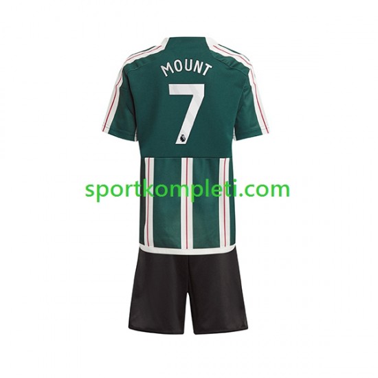 Manchester United Djeca Gostujući Nogometni Dres Mount 7 2023-2024 Kratki Rukavi