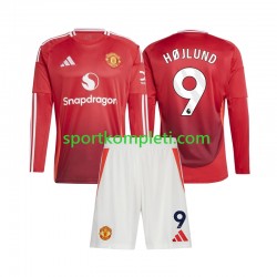 Manchester United Djeca Domaći Nogometni Dres Rasmus Hojlund 9 2024-2025 Dugi Rukavi