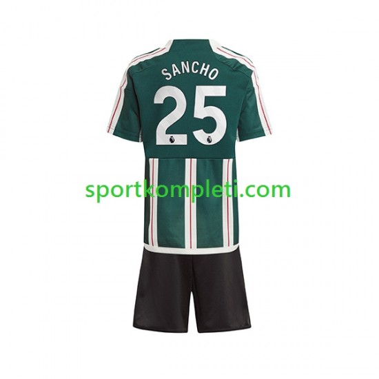 Manchester United Djeca Gostujući Nogometni Dres Sancho 25 2023-2024 Kratki Rukavi