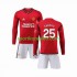 Manchester United Djeca Domaći Nogometni Dres Sancho 25 2023-2024 Dugi Rukavi