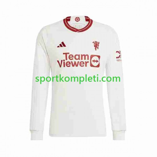 Manchester United Muškarci Treći Nogometni Dres 2023-2024 Dugi Rukavi Manchester United Muškarci Treći Nogometni Dres 2023-2024 Dugi Rukavi
