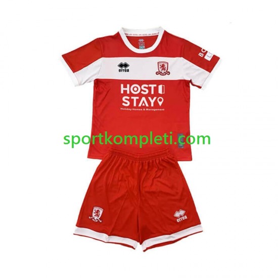 Middlesbrough Djeca Domaći Nogometni Dres 2024-2025 Kratki Rukavi