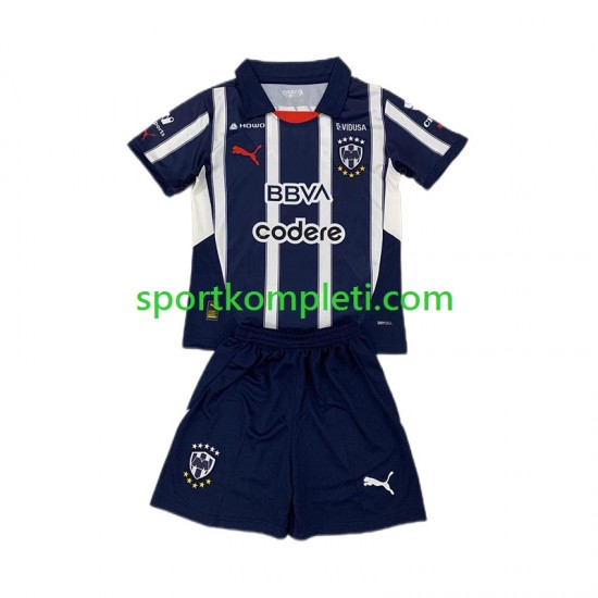 Djeca Domaći Nogometni Dres Monterrey 2024-2025 Kratki Rukavi