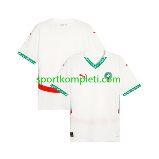 Maroko Muškarci Gostujući Nogometni Dres 2024 Kratki Rukavi
