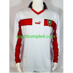 Maroko Retro Muškarci Gostujući Nogometni Dres 1998 Dugi Rukavi