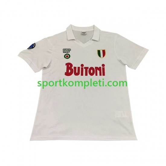 Napoli Retro Muškarci Gostujući Nogometni Dres 1987 1988 Kratki Rukavi