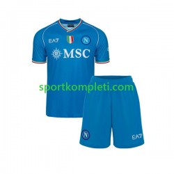 Napoli Djeca Domaći Nogometni Dres 2023-2024 Kratki Rukavi