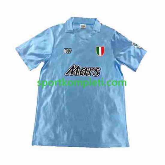 Napoli Retro Muškarci Domaći Nogometni Dres 1990 1991 Kratki Rukavi