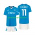 Napoli Djeca Domaći Nogometni Dres Lukaku 11 2024-2025 Kratki Rukavi