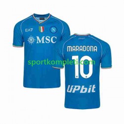 Napoli Muškarci Domaći Nogometni Dres Maradona 10 2023-2024 Kratki Rukavi