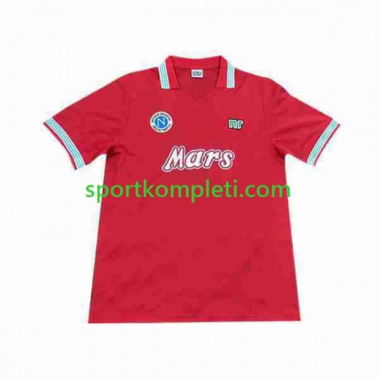 Napoli Retro Muškarci Treći Nogometni Dres 1988 1989 Kratki Rukavi