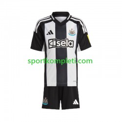 Newcastle United Crno Djeca Domaći Nogometni Dres 2024-2025 Kratki Rukavi