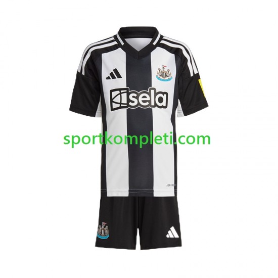 Newcastle United Crno Djeca Domaći Nogometni Dres 2024-2025 Kratki Rukavi