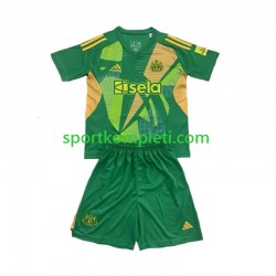 Newcastle United Vratar zelena Djeca Domaći Nogometni Dres 2024-2025 Kratki Rukavi