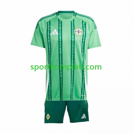Sjeverna Irsk Djeca Domaći Nogometni Dres 2024 Kratki Rukavi