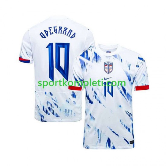 Norveška Muškarci Gostujući Nogometni Dres Martin Odegaard 10 2024 Kratki Rukavi