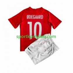 Norveška Djeca Domaći Nogometni Dres ODEGAARD 10 2022 Kratki Rukavi