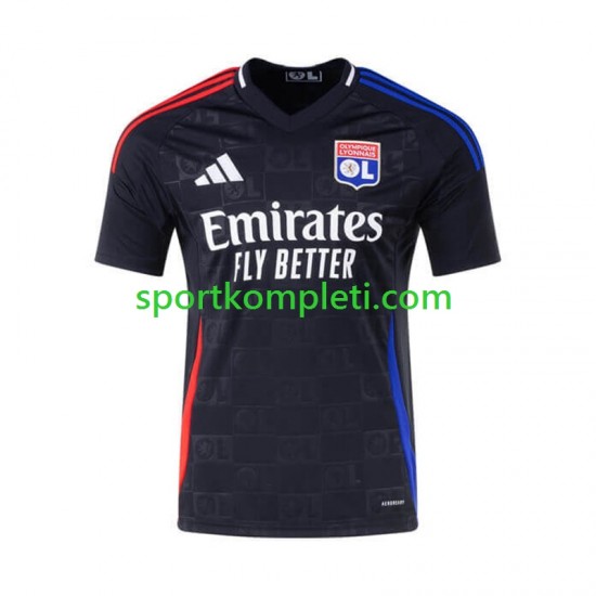 Olympique Lyonnais Muškarci Gostujući Nogometni Dres 2024-2025 Kratki Rukavi Olympique Lyonnais Muškarci Gostujući Nogometni Dres 2024-2025 Kratki Rukavi