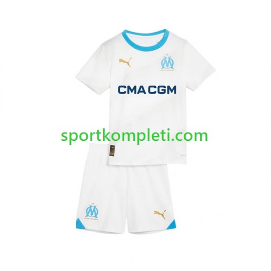 Olympique de Marseille Djeca Domaći Nogometni Dres 2023-2024 Kratki Rukavi