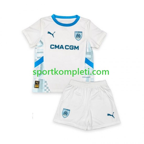 Olympique de Marseille Djeca Domaći Nogometni Dres 2024-2025 Kratki Rukavi