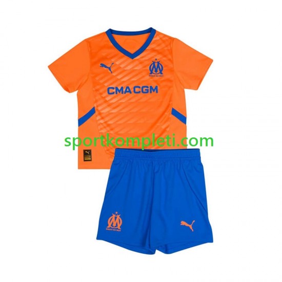 Olympique de Marseille Djeca Treći Nogometni Dres 2024-2025 Kratki Rukavi