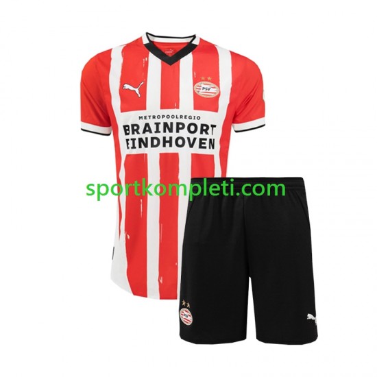 PSV Eindhoven Djeca Domaći Nogometni Dres 2024-2025 Kratki Rukavi